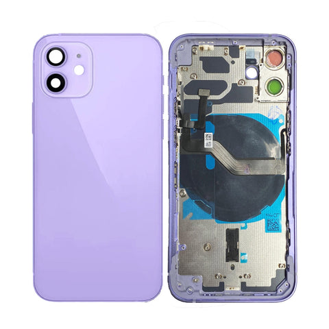 iPhone 12 Mini Housing & Back Cover Glass With Small Parts (Pull Fair) (All Colors)