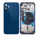 iPhone 12 Mini Housing & Back Cover Glass With Small Parts (Pull Excellent) (All Colors)