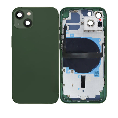 iPhone 13 Mini Housing & Back Cover Glass With Small Parts (Pull Good) (All Colors)