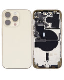 iPhone 14 Pro Housing & Back Cover Glass With Small Parts (US Version) (Sim Tray) (Pull Excellent) (All Colors)