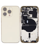 iPhone 14 Pro Housing & Back Cover Glass With Small Parts (US Version) (Sim Tray) (Pull Good) (All Colors)