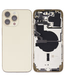 iPhone 14 Pro Max Housing & Back Cover Glass With Small Parts (US Version) (Sim Tray) (No Logo) (All Colors)