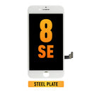 iPhone 8 / SE 2020 / SE 2022 LCD Screen Replacement (With Steel Plate) (Premium Plus | IQ7) (White)
