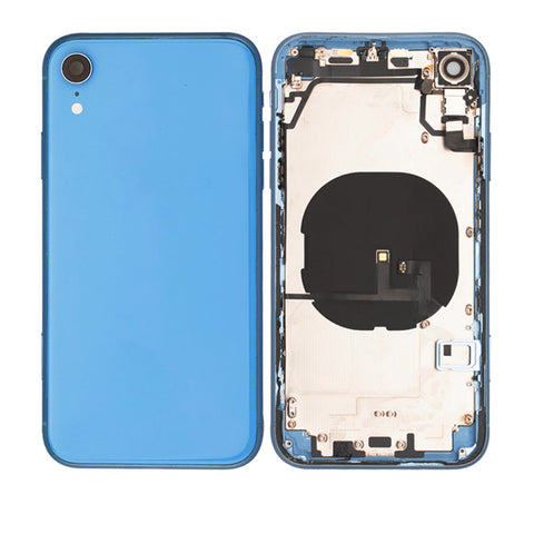 iPhone XR Housing & Back Cover Glass With Small Parts (Pull Fair) (All Colors)