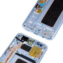 Samsung Galaxy S8 Plus OLED Screen Assembly Replacement With Frame (Refurbished) (Coral Blue)