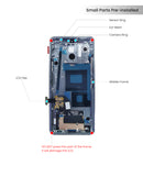 LG G7 ThinQ / G7 Plus / G7 One LCD Screen Assembly Replacement With Frame (Grey)
