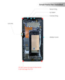 LG V60 ThinQ 5G UW (LM-V600) LCD Screen Assembly Replacement With Frame (Classy White)