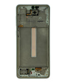 Samsung Galaxy A33 5G (A336 / 2022) OLED Screen Assembly Replacement With Frame (Refurbished) (White)