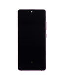 Samsung Galaxy A51 5G (A516 / 2020) OLED Screen Assembly Replacement With Frame (OLED PLUS) (Prism Cube Pink)