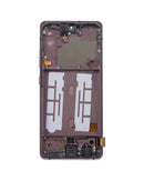 Samsung Galaxy A51 5G (A516 / 2020) OLED Screen Assembly Replacement With Frame (OLED PLUS) (Prism Cube Pink)
