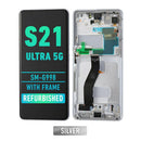 Samsung Galaxy S21 Ultra 5G SM-G998 OLED Screen Assembly Replacement With Frame (Refurbished) (Phantom Silver)