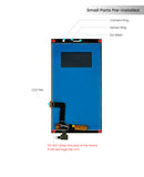 ZTE Grand X Max+ (Z987/Z787) LCD Screen Assembly Replacement (Black) (4G LTE)