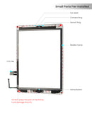 iPad 6 (2018) Digitizer Replacement (Home Button Pre-Installed) (Aftermarket Plus) (White)