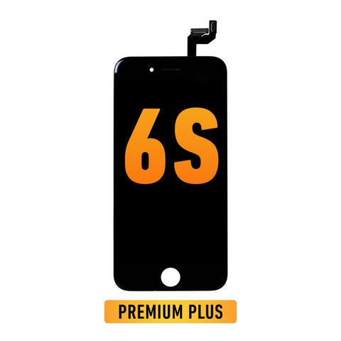 iPhone 6S LCD Screen Replacement (With Steel Plate) (Premium Plus | IQ7) (Black)