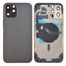 iPhone 12 Pro Max Housing & Back Cover Glass With Small Parts (No Logo) (All Colors)